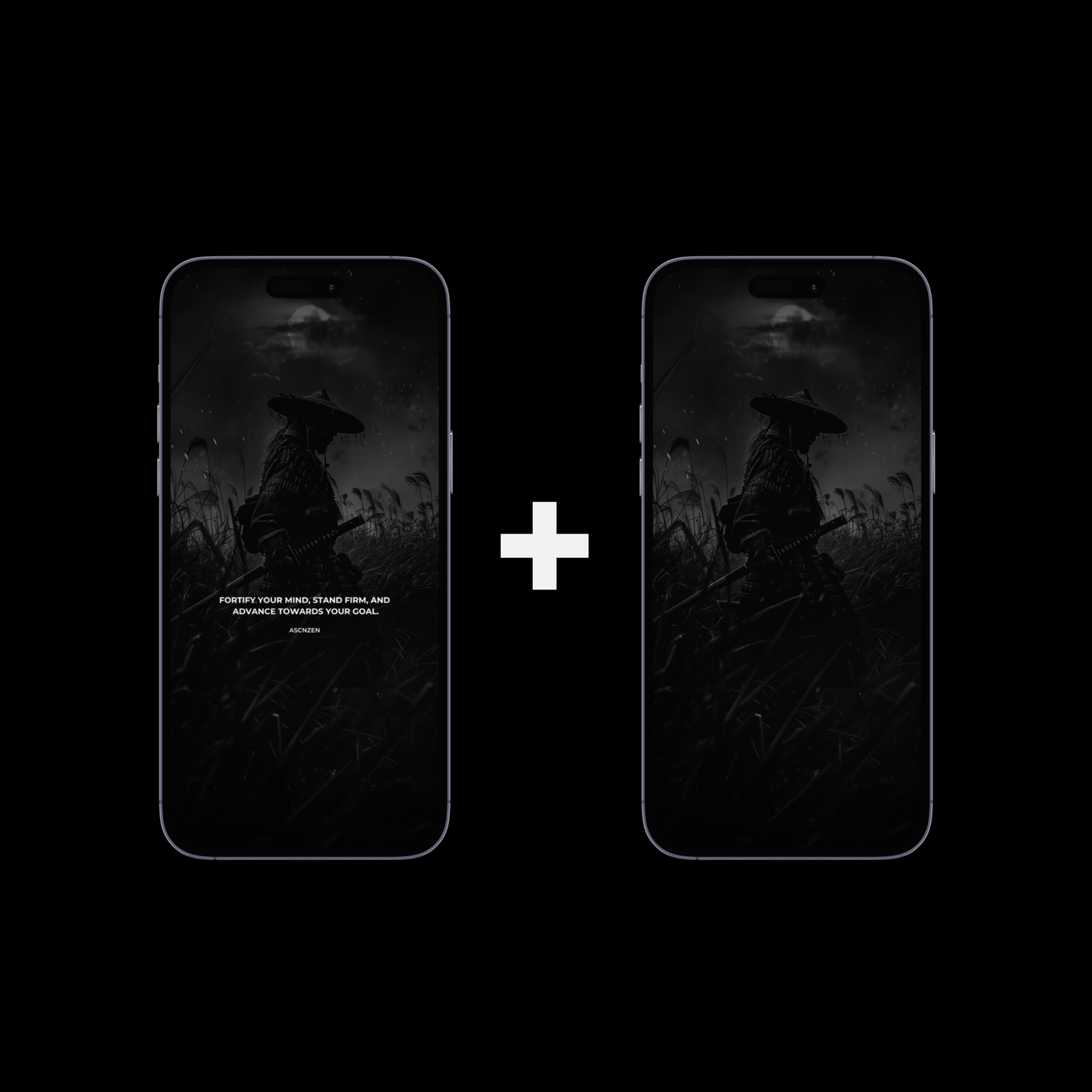 ASCNZEN DARK WARRIOR WALLPAPER PACK